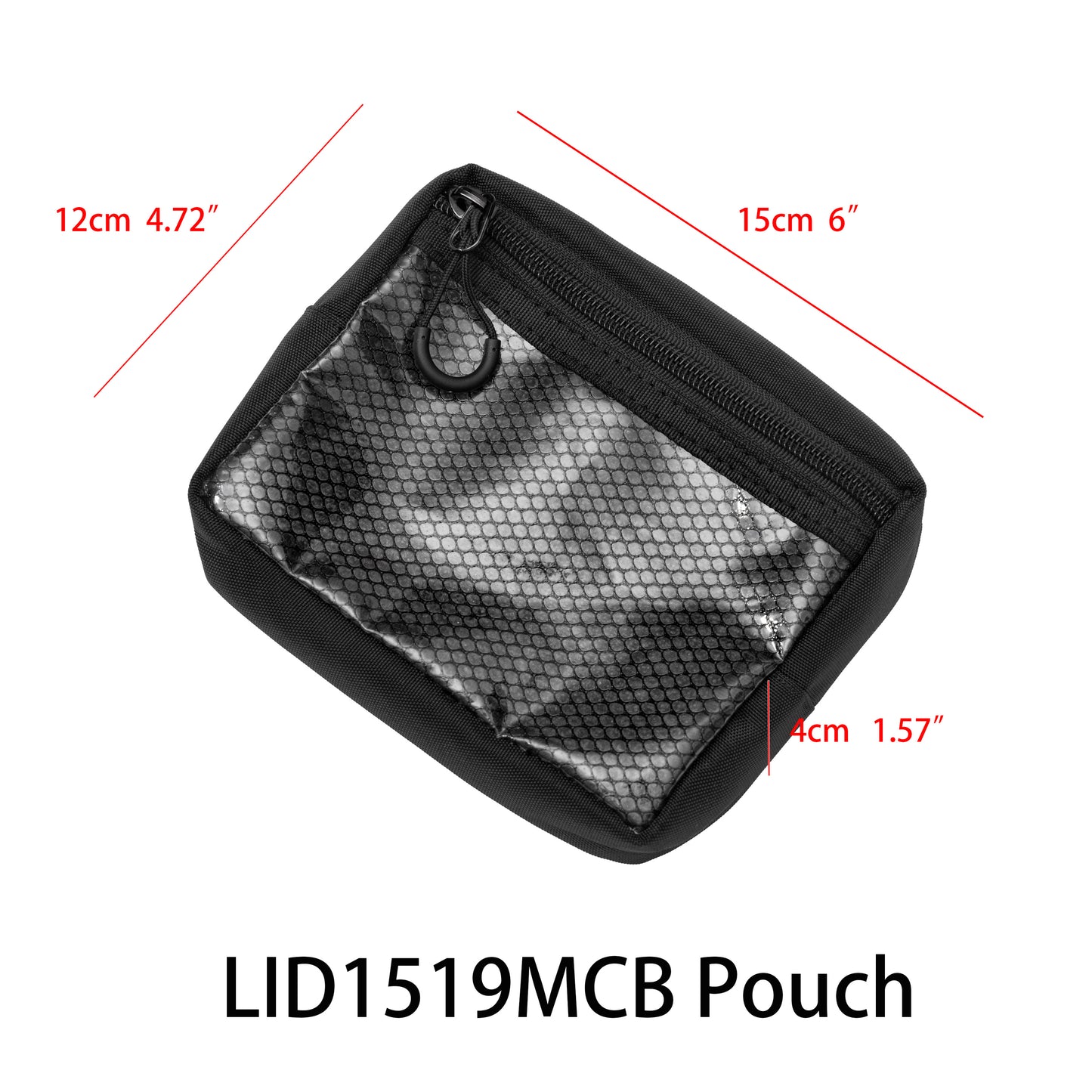 Pelican1510 1535 Nanuk935、LID1519MC7用メッシュ蓋オーガナイザー取り外し可能デザイン