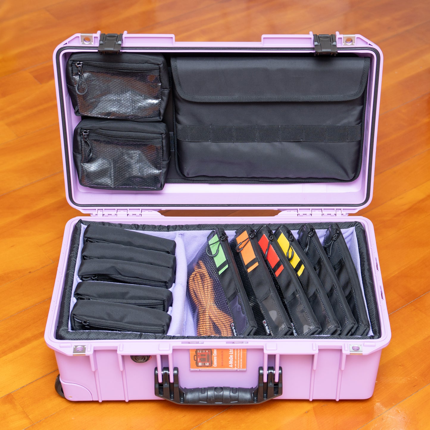 Lid Organizer 13" 14" Laptop Fits Peli Pelican1510 1535 Nanuk935 5800 LID1519MCB