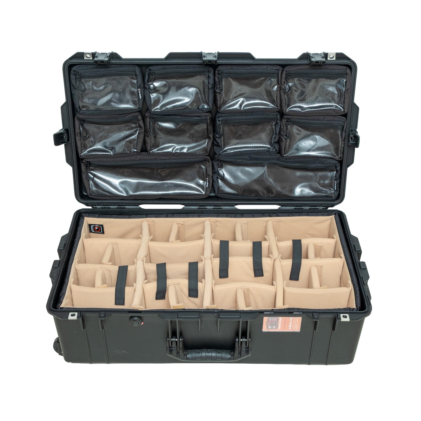 Mesh film Lid Organizer Removable design for Pelican1615 LID1615MC10X