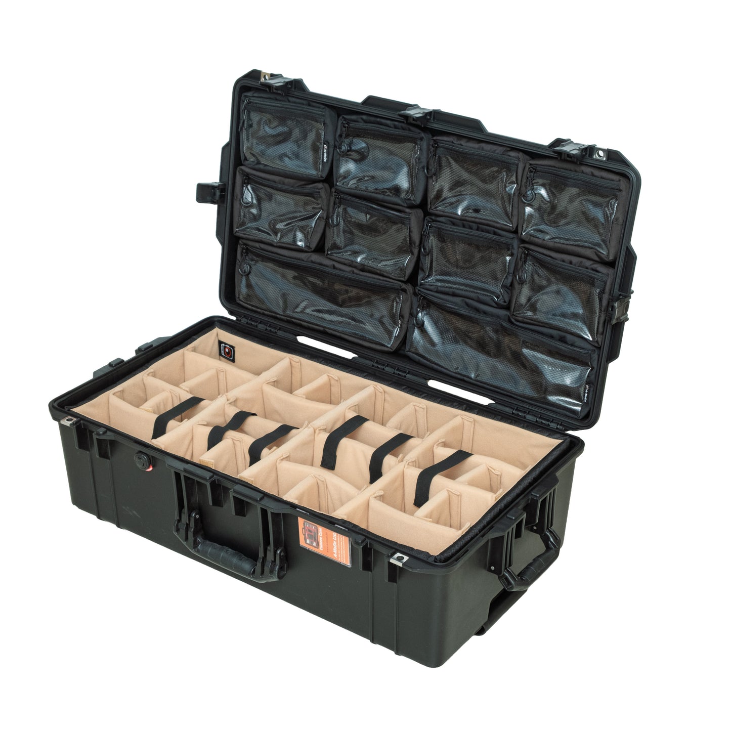 Mesh film Lid Organizer Removable design for Pelican1615 LID1615MC10X