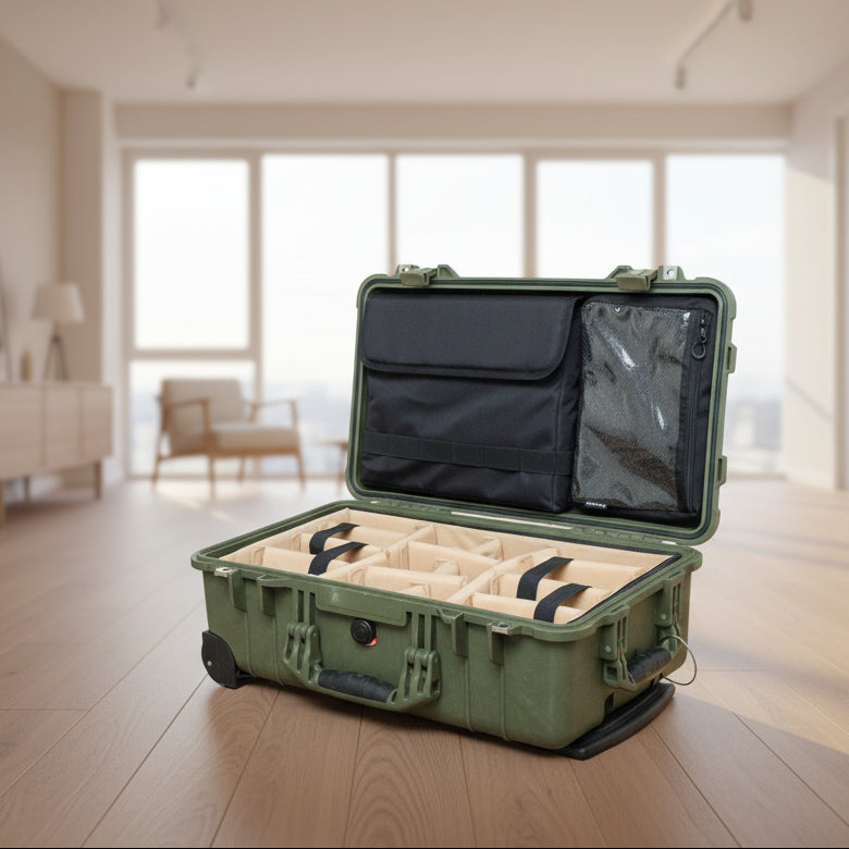 軟墊隔板套裝適用於 Pelican1510 IM2500 Peli 保護殼 Apache 5800