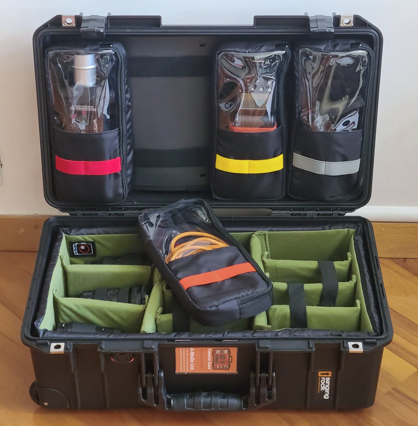 Pelican1510 1535 Nanuk935、LID1519F用蓋オーガナイザーフォトグラファーフラッシュ