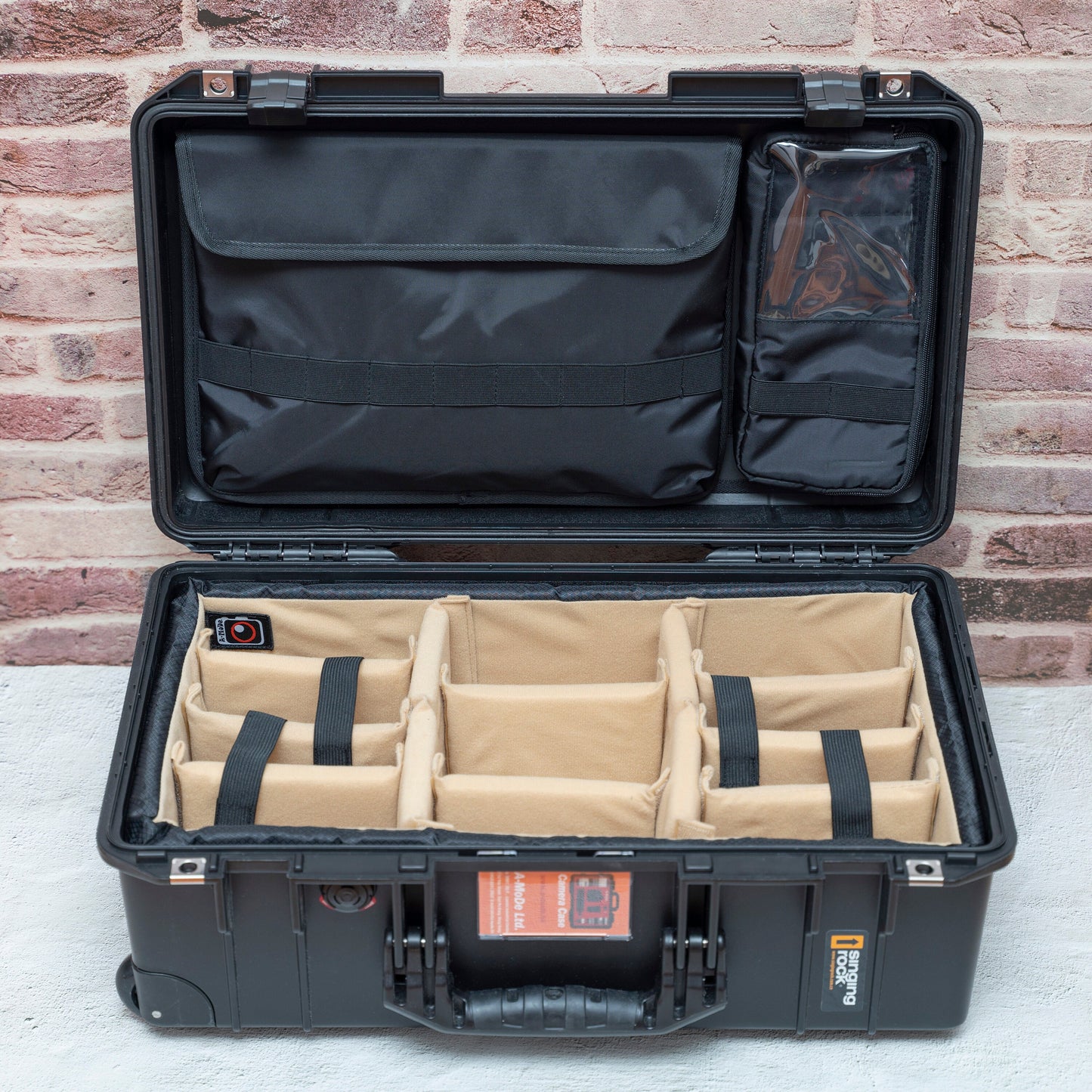 蓋オーガナイザー 15 16インチ ラップトップポーチ Peli Pelican1510 1535 Nanuk935 Lid1519SC に適合