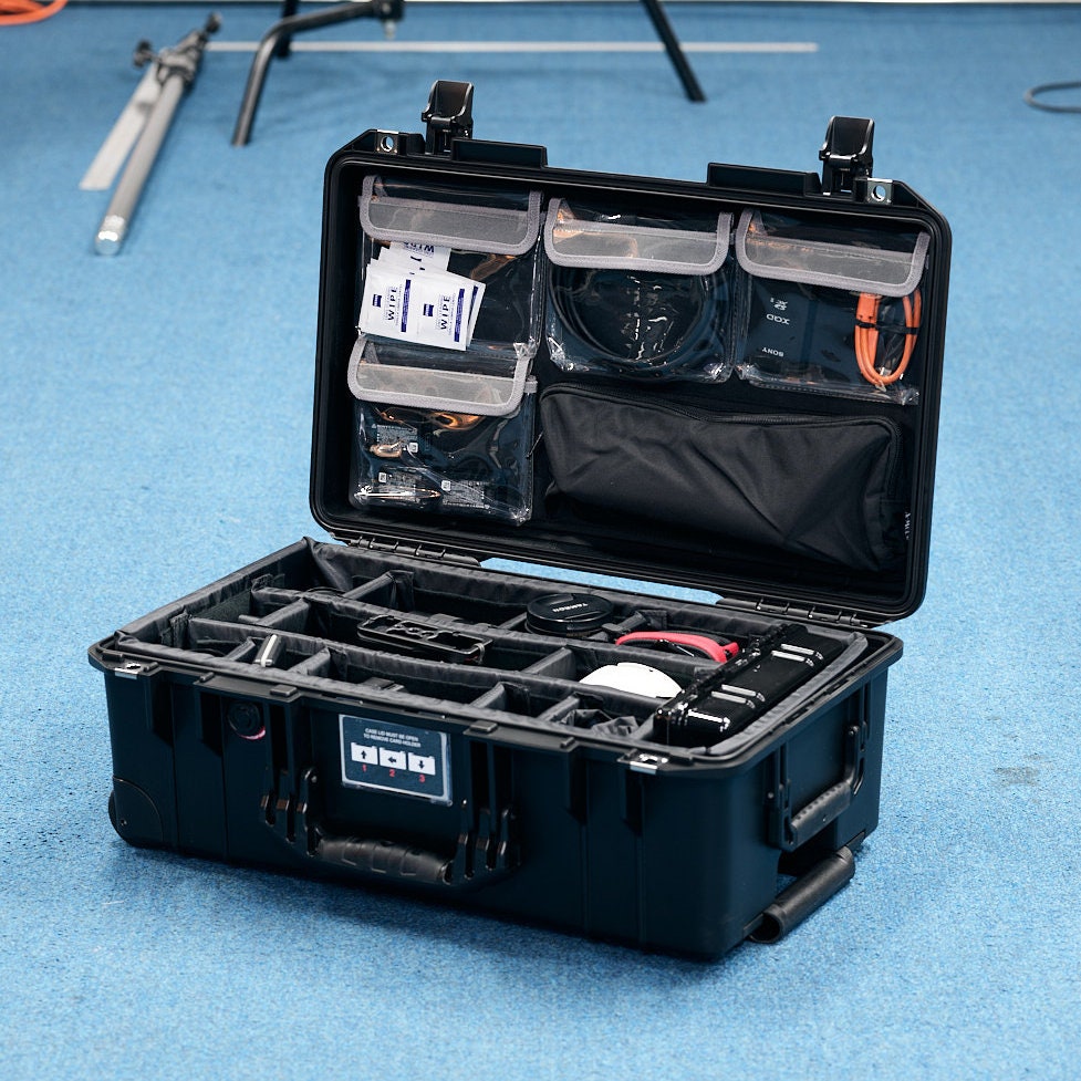 蓋オーガナイザー 4つの透明TPUポケット Peli Pelican1510 1535 Nanuk935 5800 LID1519Aに適合
