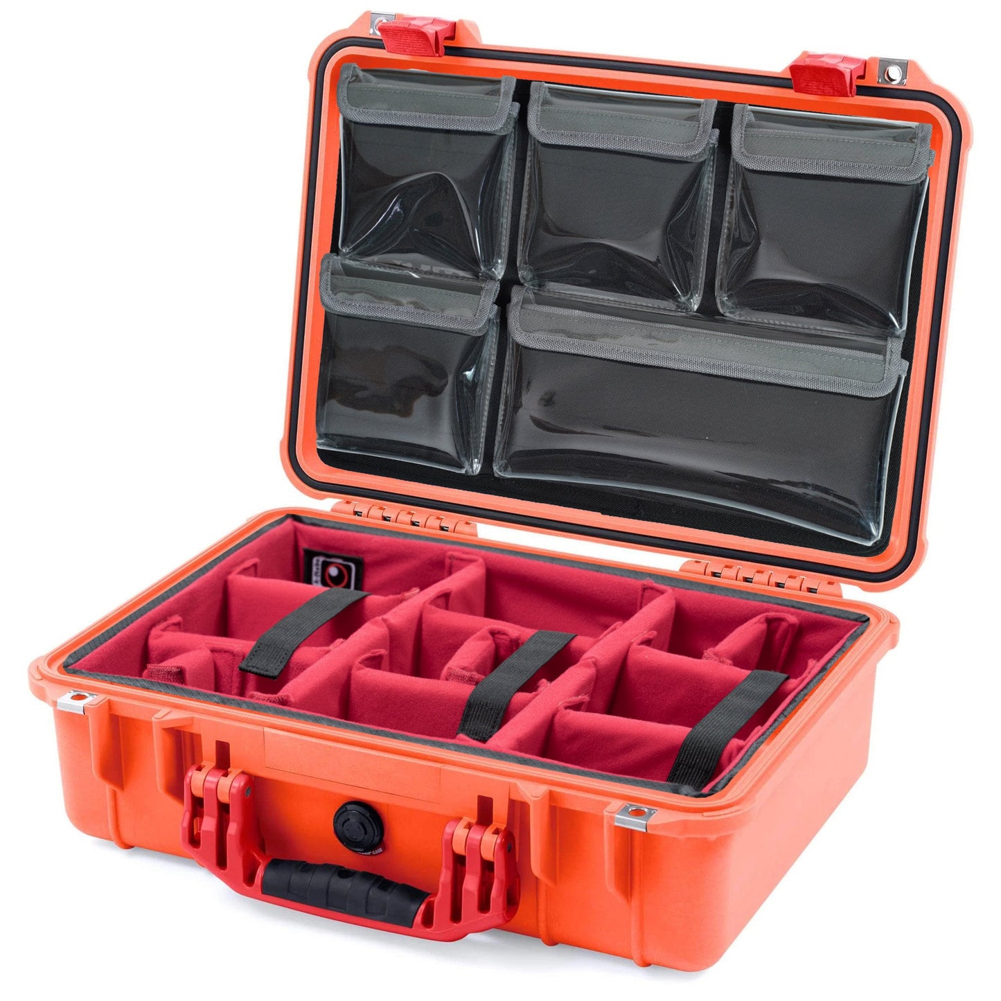 蓋オーガナイザー 5つの透明TPUポケット Peli Pelican1500 IM2300 LID1500Aに適合