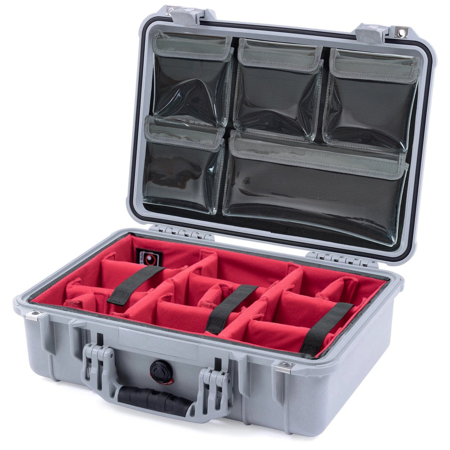 蓋オーガナイザー 5つの透明TPUポケット Peli Pelican1500 IM2300 LID1500Aに適合