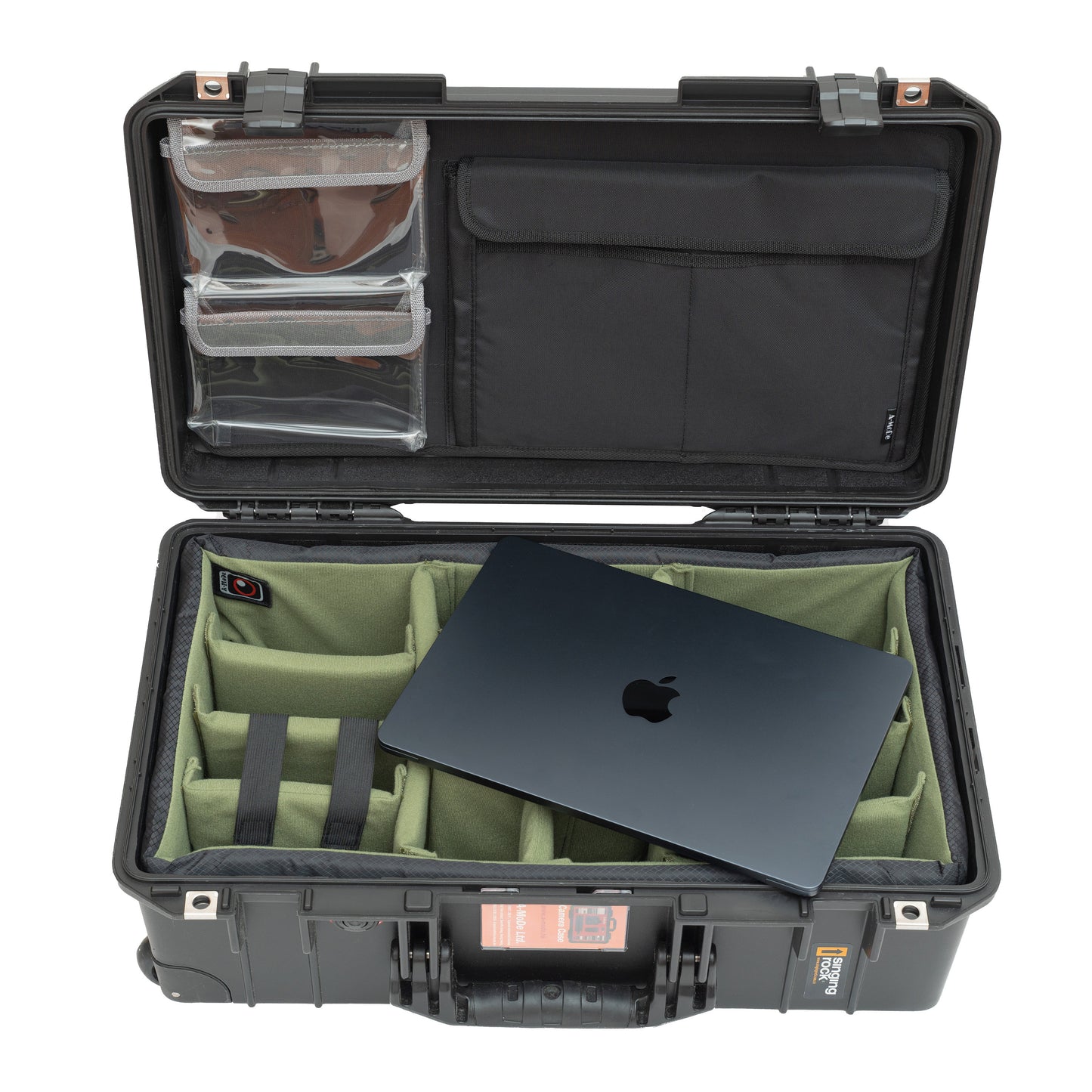 蓋付きオーガナイザー 13インチ 14インチ ノートパソコン用 Peli Pelican1510 1535 Nanuk935 5800 LID1519B に適合