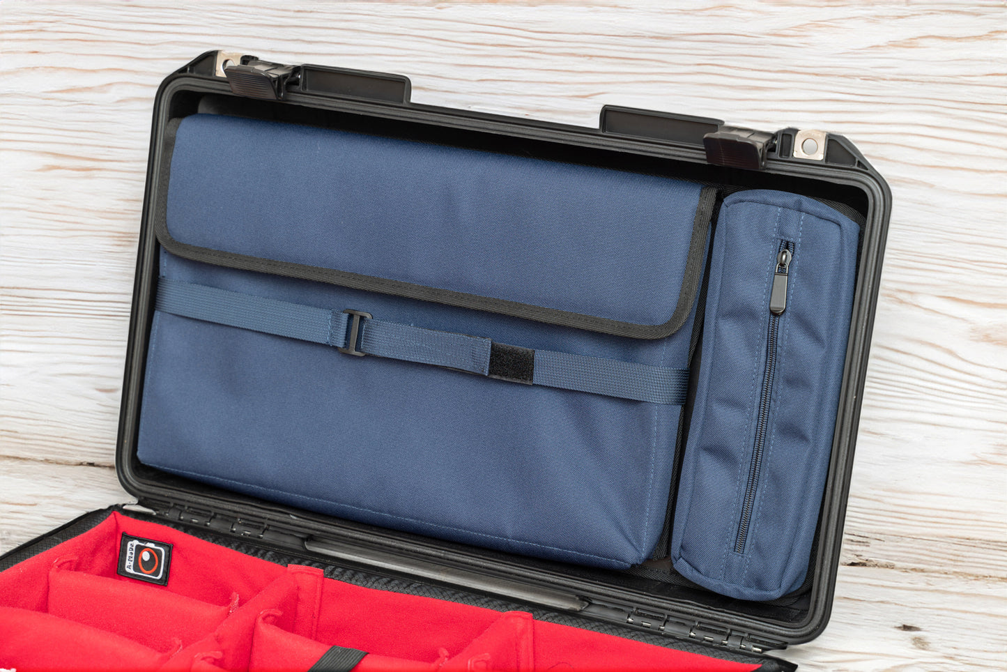 蓋オーガナイザー ラップトップ 16インチ Peli Pelican1510 1535 Nanuk935 Lid1519SCX に適合