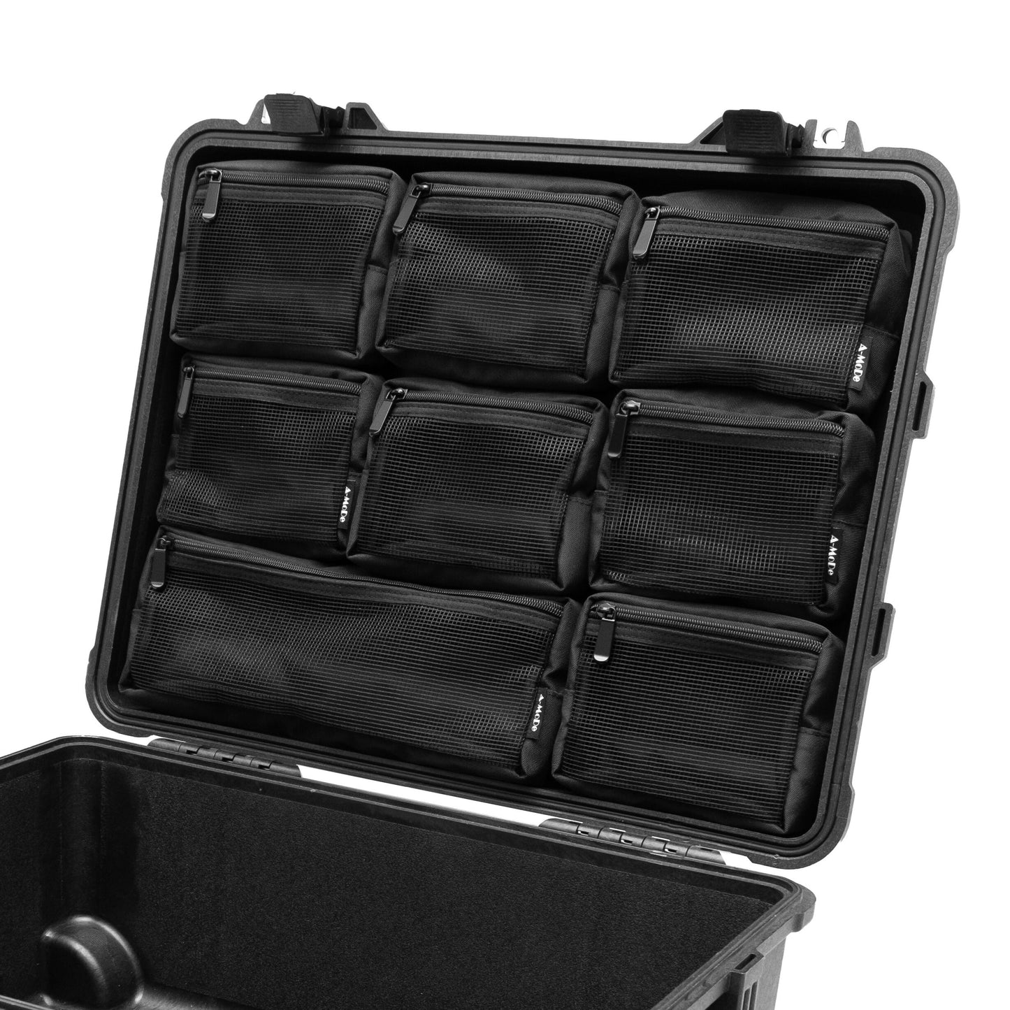 Pelican1560 Peli1 LID1560MC8 用メッシュ蓋オーガナイザー 取り外し可能デザイン