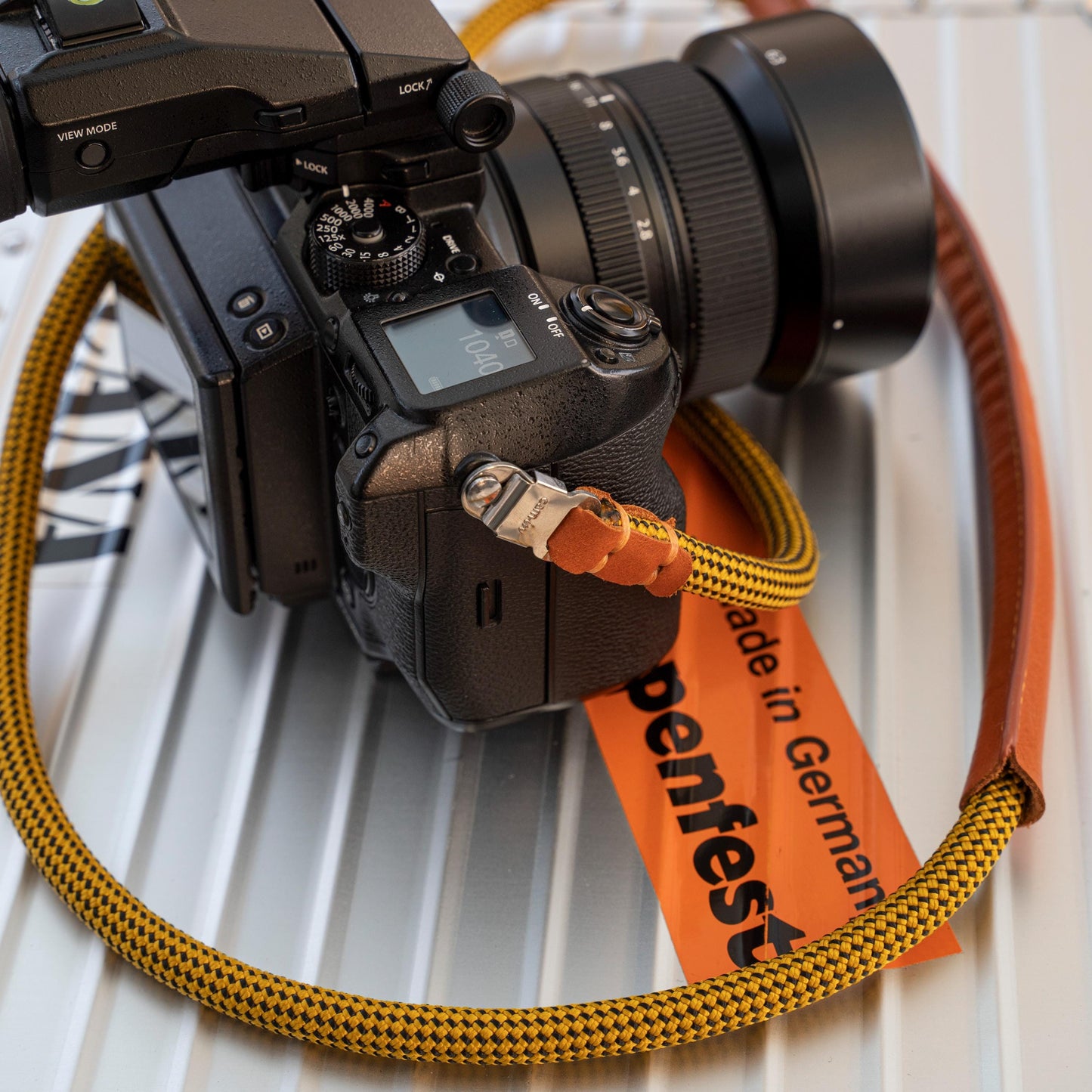 ハッセルブラッド 500 503 SWC フジ GFX50S X2D カメラストラップ クライミングロープ用ハンドメイドカメラネックストラップ