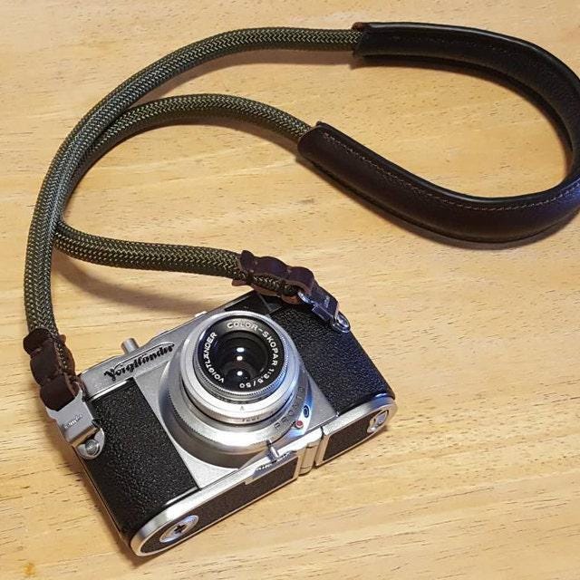 ハッセルブラッド 500 503 SWC フジ GFX50S X2D カメラストラップ クライミングロープ用ハンドメイドカメラネックストラップ
