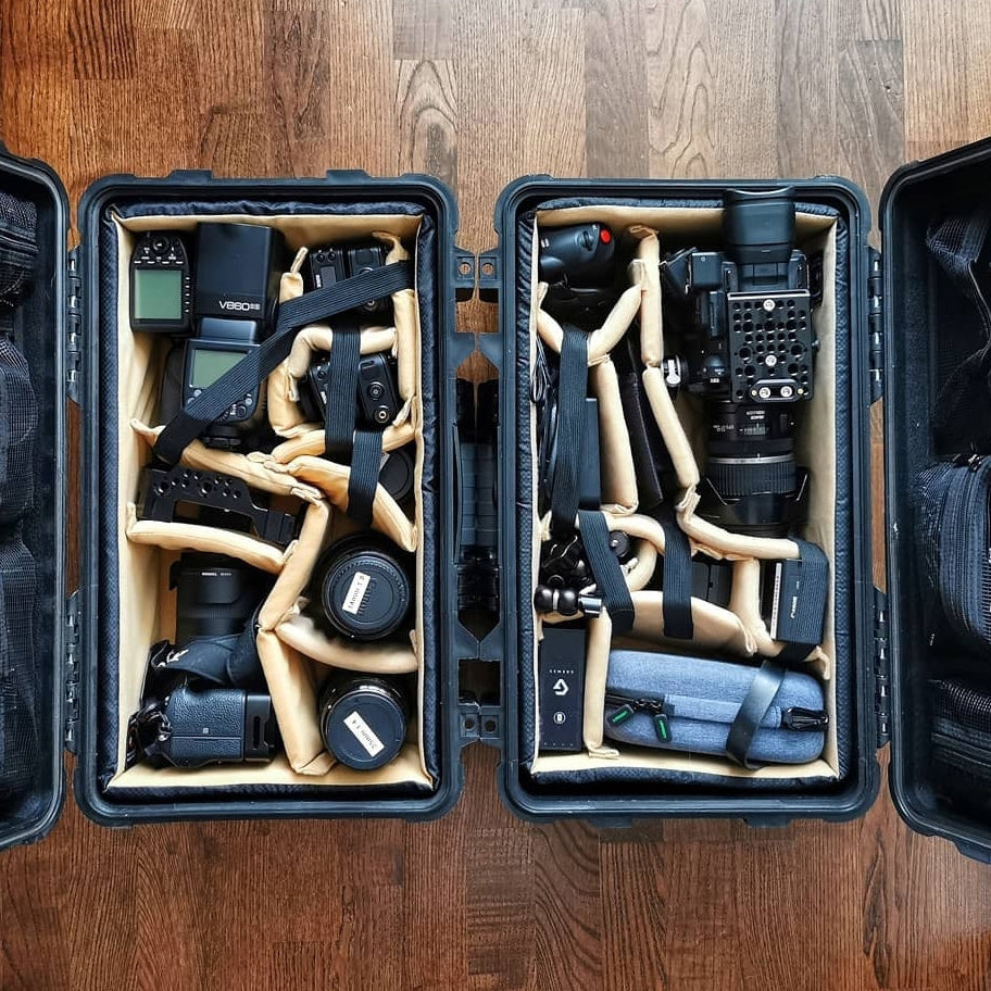 Padded divider set fit Pelican1510 IM2500 Peli Cases Apache5800
