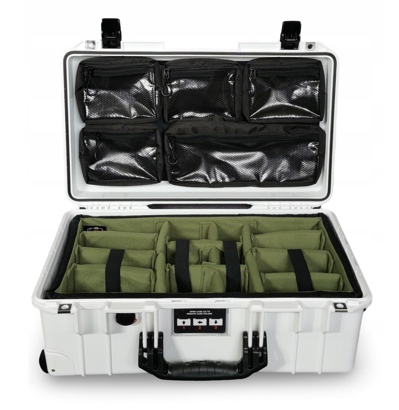 Removable Design Mesh Film Lid Organizer for Pelican1510 1535