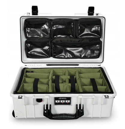 Pelican1510 1535 Nanuk935、LID1519MC7用メッシュ蓋オーガナイザー取り外し可能デザイン
