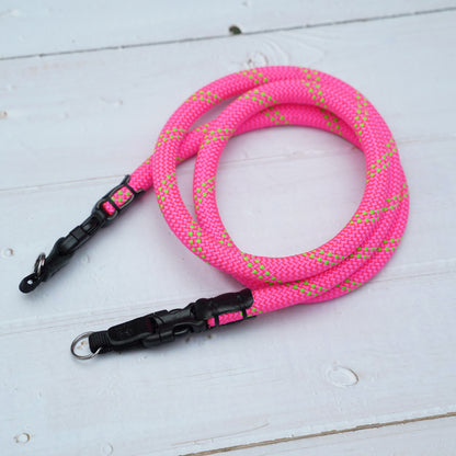 Quick Release Buckle HandMade Pink Rope Camera Strap 10mm