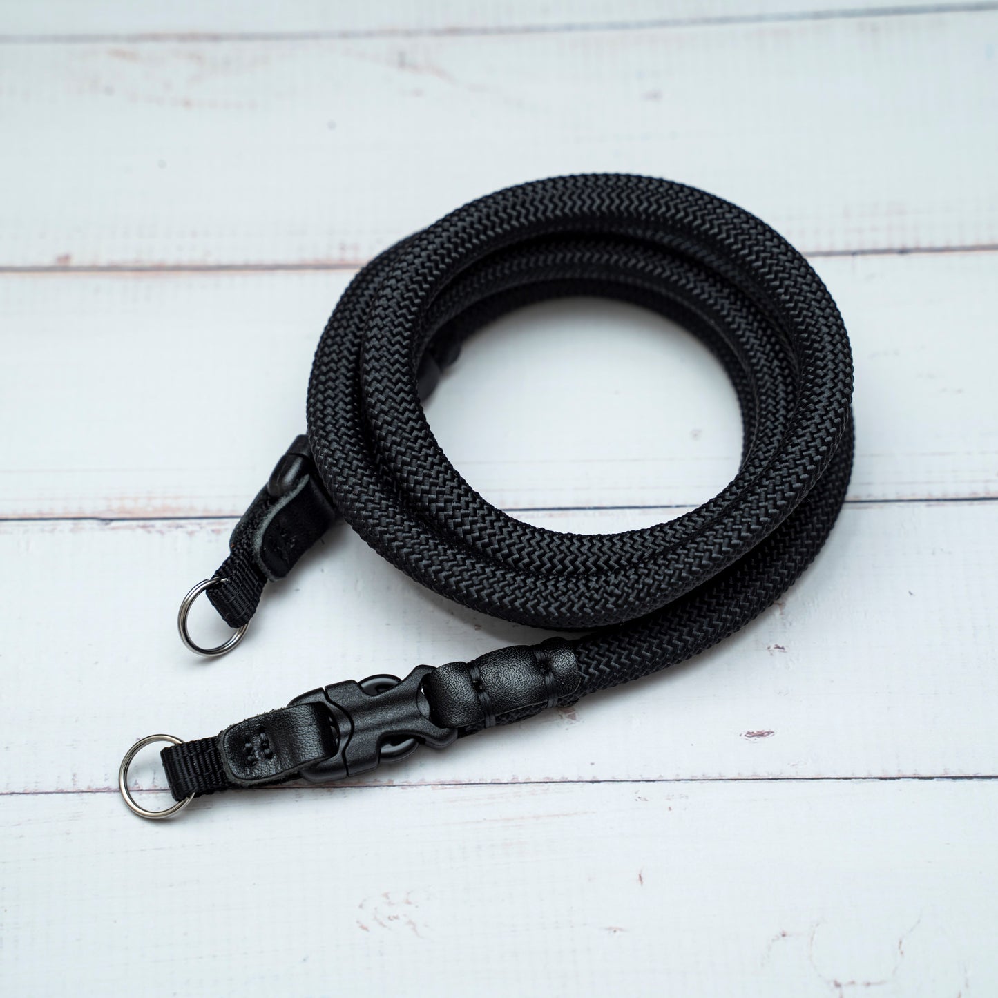 Quick Release Buckle HandMade Black 9mm Rope Camera Strap