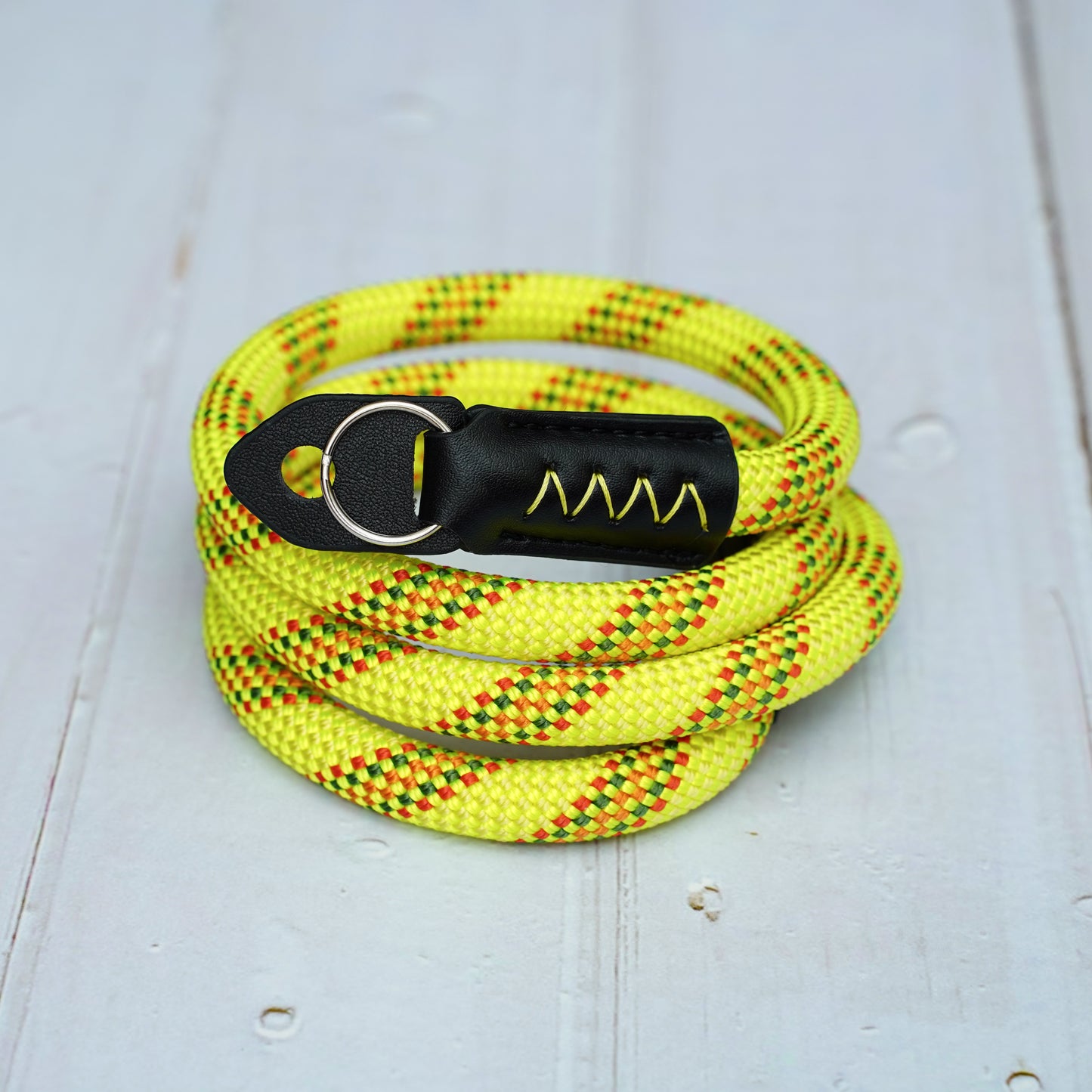 Camera strap Climbing Rope HandMade Camera Neck Strap Yellow