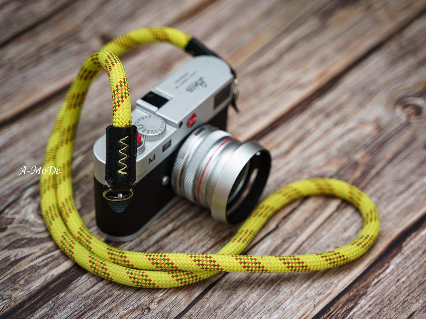 Camera strap Climbing Rope HandMade Camera Neck Strap Yellow