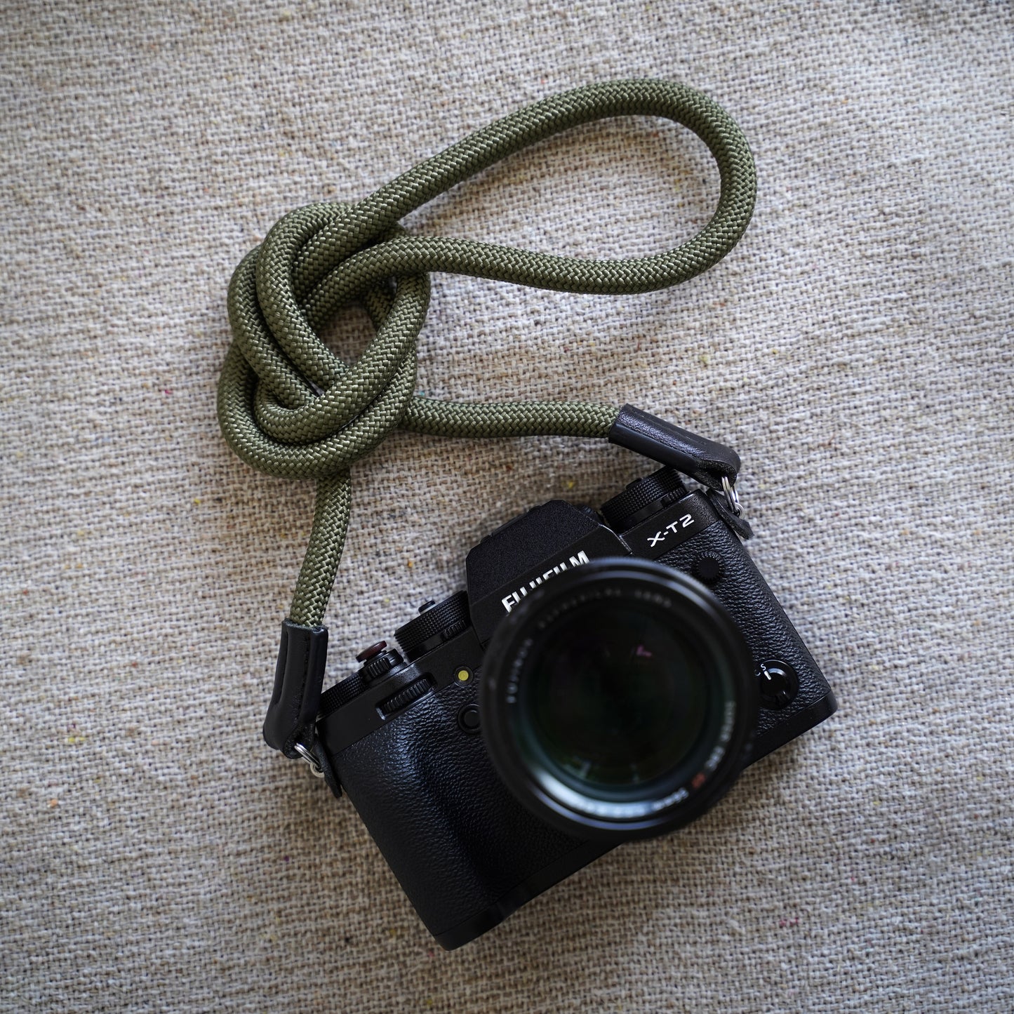 Rope Camera Strap HandMade Army Green 9mm Strap CSC