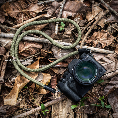 Rope Camera Strap HandMade Army Green 9mm Strap CSC