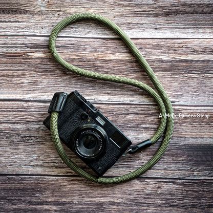 Rope Camera Strap HandMade Army Green 9mm Strap CSC