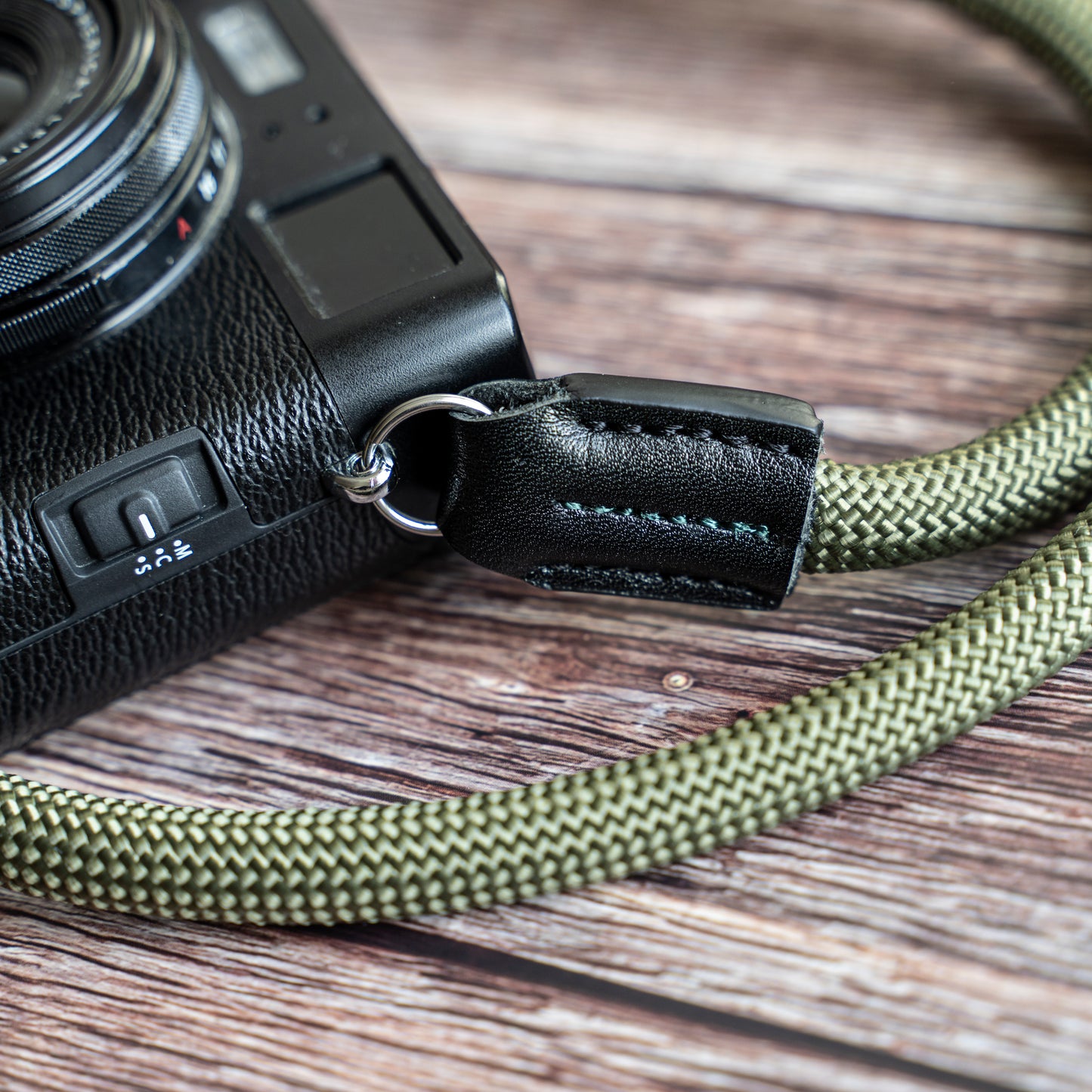 Rope Camera Strap HandMade Army Green 9mm Strap CSC