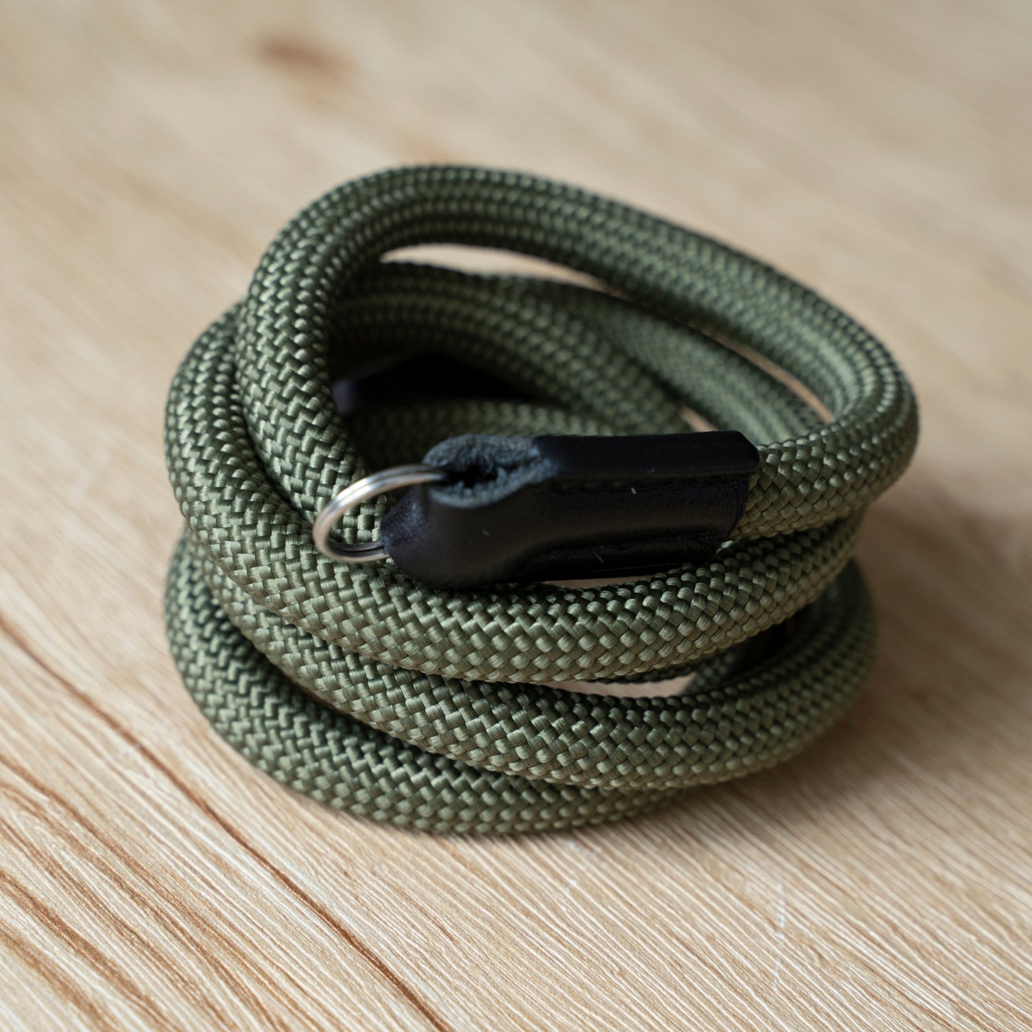 Rope Camera Strap HandMade Black Army Green 9mm CSC