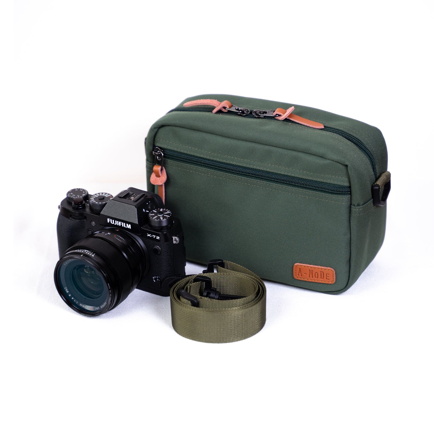 Camera Waist Bag Camera Bag Army Green Black Camo SPX02