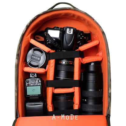 Camera Backpack Black Camo A-Pro100 (Special offer 60%)