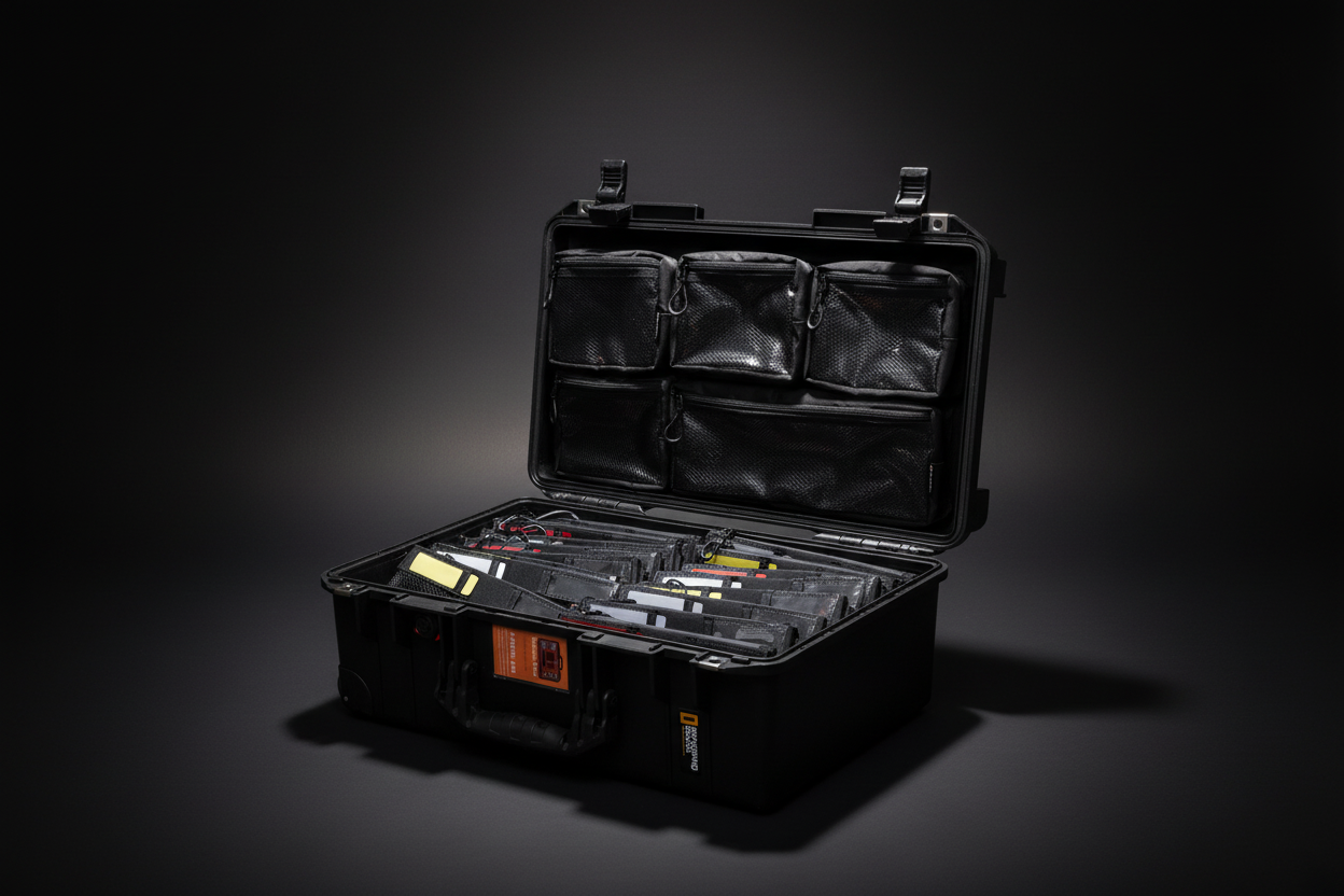 Removable Design Mesh Film Lid Organizer for Pelican1510 1535 Nanuk935,LID1519MC7