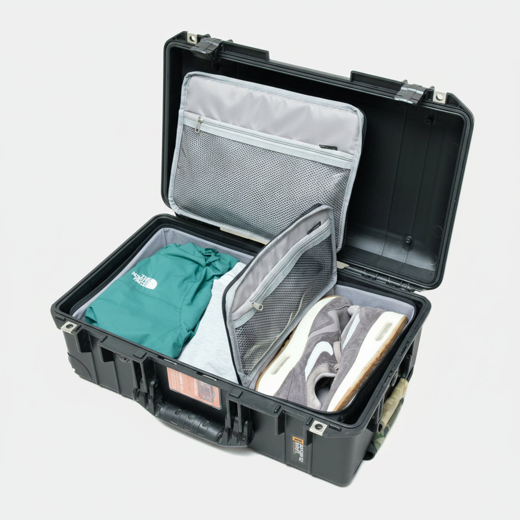 Pelican1510 IM2500 Peli Cases Apache5800に適合するトラベルインサートバッグセット