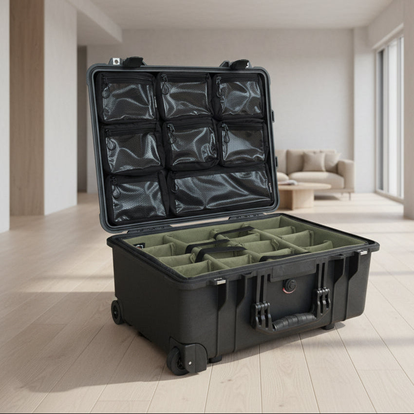 Mesh Film Lid Organizer Removable Design for Pelican1560 Peli LID1560MC8