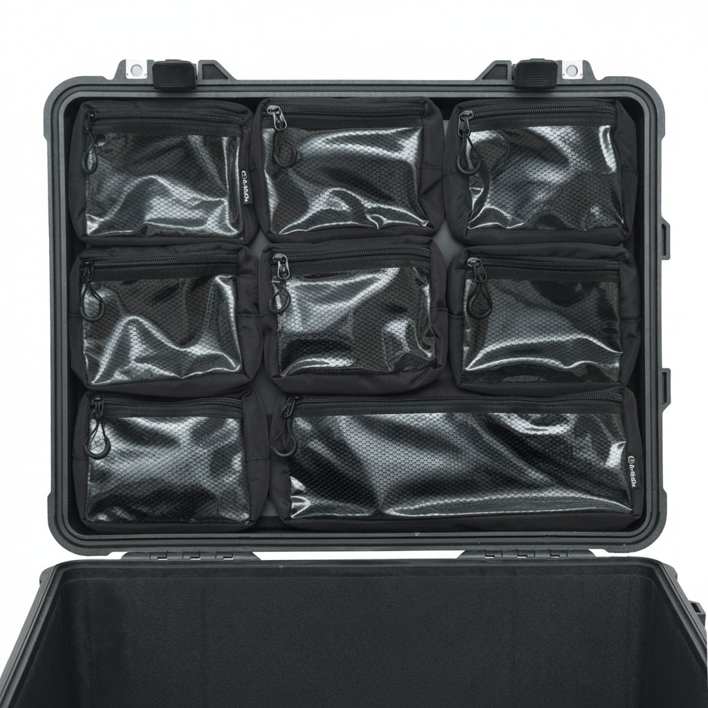 Mesh Film Lid Organizer Removable Design for Pelican1560 Peli LID1560MC8