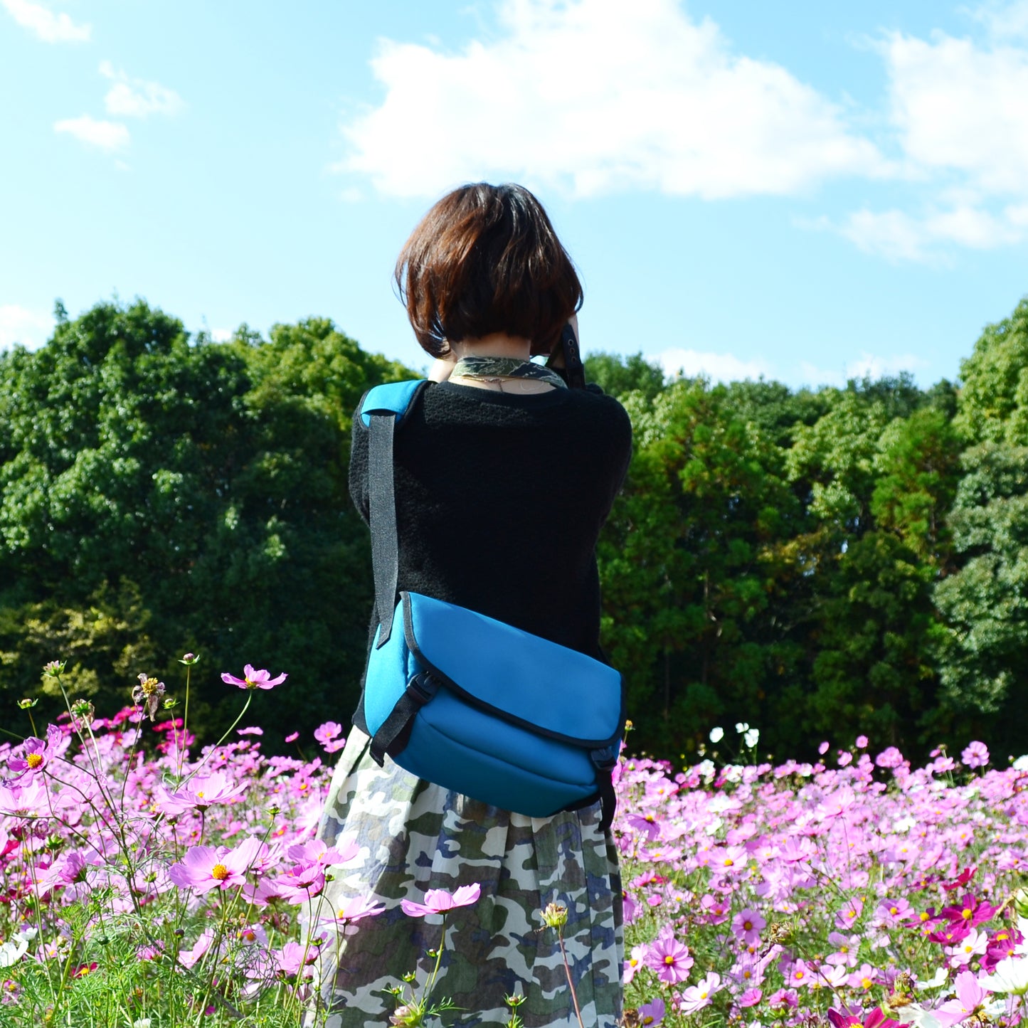 Camera Bag Shoulder Messenger bag Blue Red SC02 (Special offer 50%)