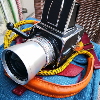 HandMade Camera Neck Strap for Hasselblad 500 503 SWC Fuji GFX50S X2D camera strap Climbing Rope