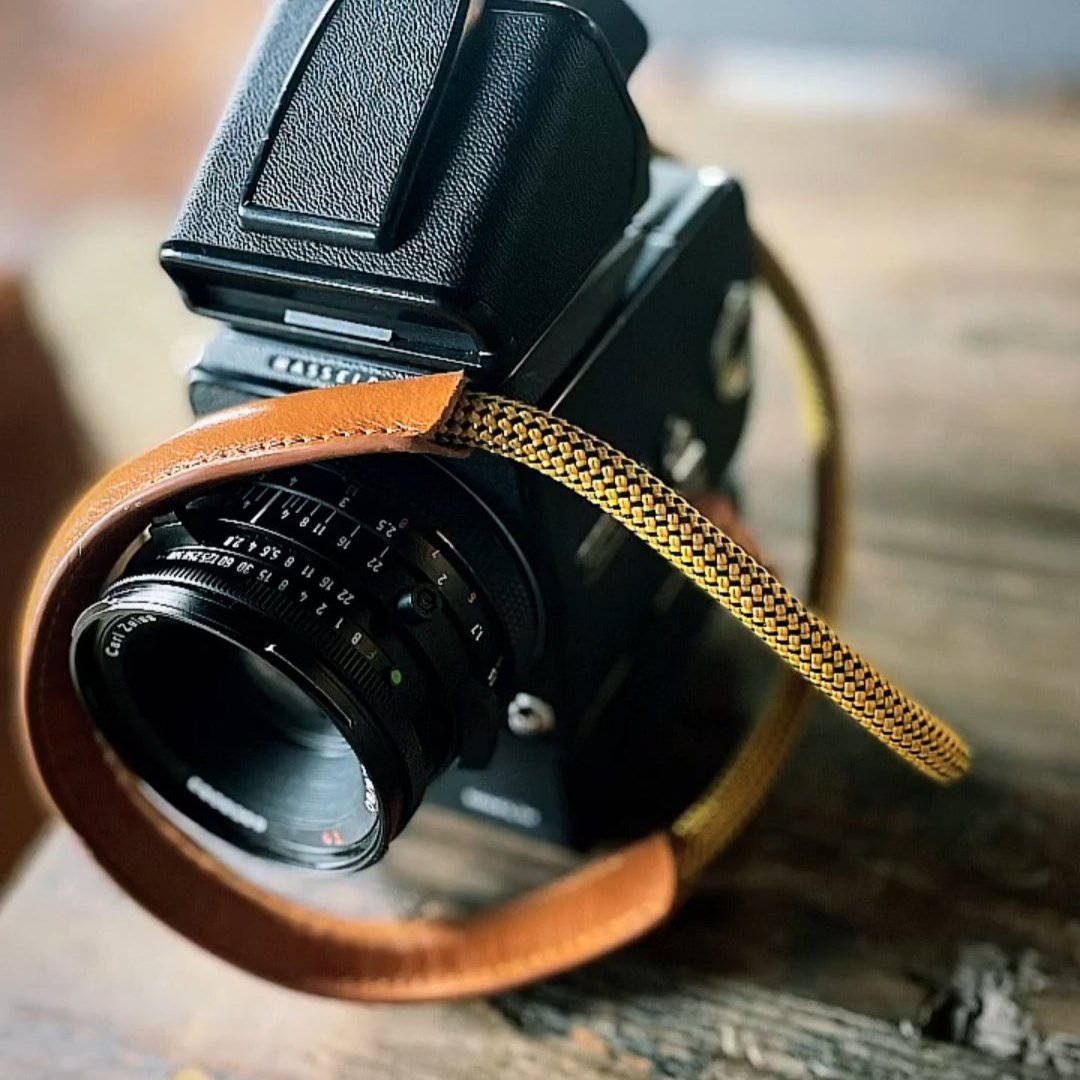 HandMade Camera Neck Strap for Hasselblad 500 503 SWC Fuji GFX50S X2D camera strap Climbing Rope