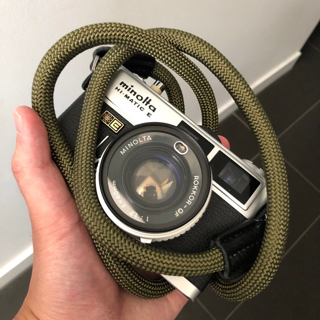 Rope Camera Strap HandMade Army Green 9mm Strap CSC