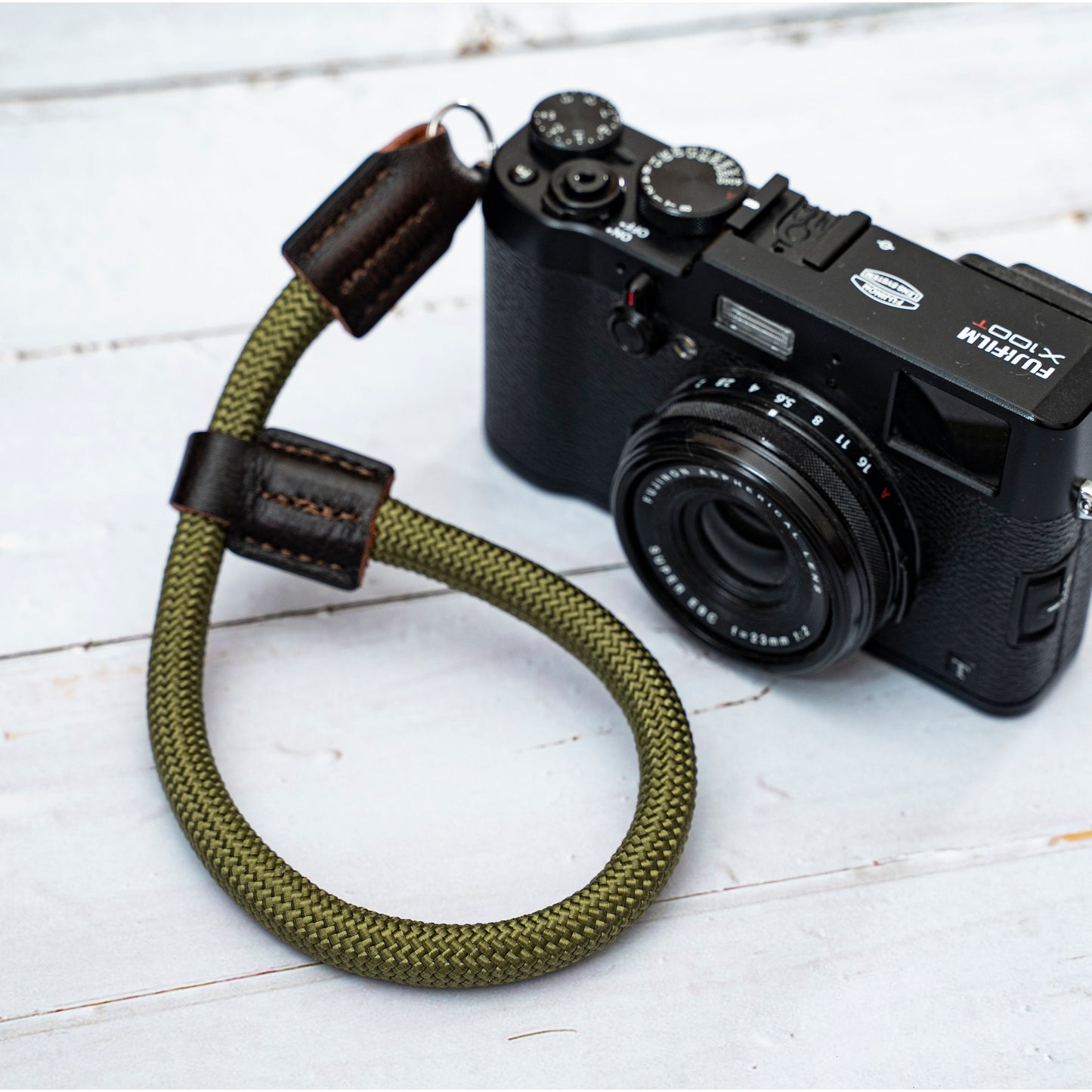 Camera wrist strap HandMade Army Green Rope Camera Strap  CWS-AG