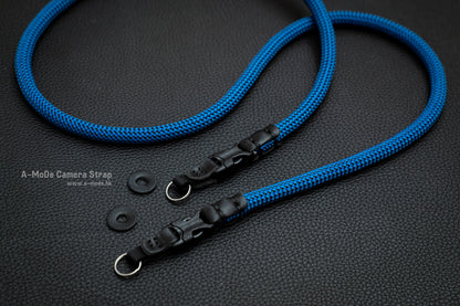 HandMade blue Black 10mm Quick Release Buckle Rope Camera Strap FCSC