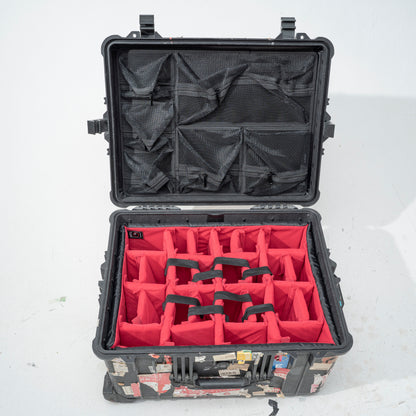 Padded divider set fit Pelican1610 Peli Cases