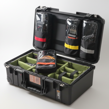 Pelican1510 1535 Nanuk935、LID1519F用蓋オーガナイザーフォトグラファーフラッシュ