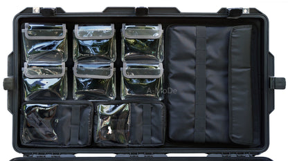 Lid Organizer 14 16" Laptop 6+2 clear pockets forPelican1615 Peli