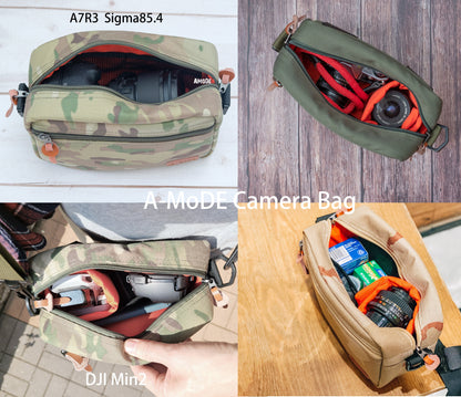 Camera Waist Bag Camera Bag Army Green Black Camo SPX02