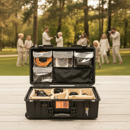 Lid Organizer 4 clear Pockets Fits Pelican1510 1535 Nanuk935 Peli LID1519A