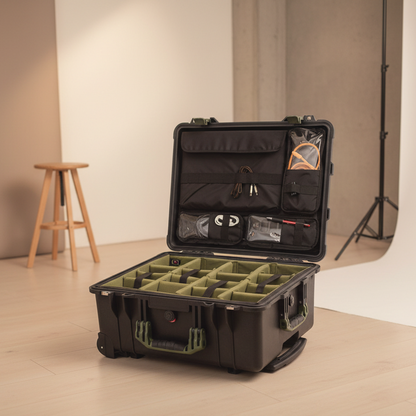 蓋オーガナイザー フォトグラファー 15" 16" Pelican1560 peli LID1560SC