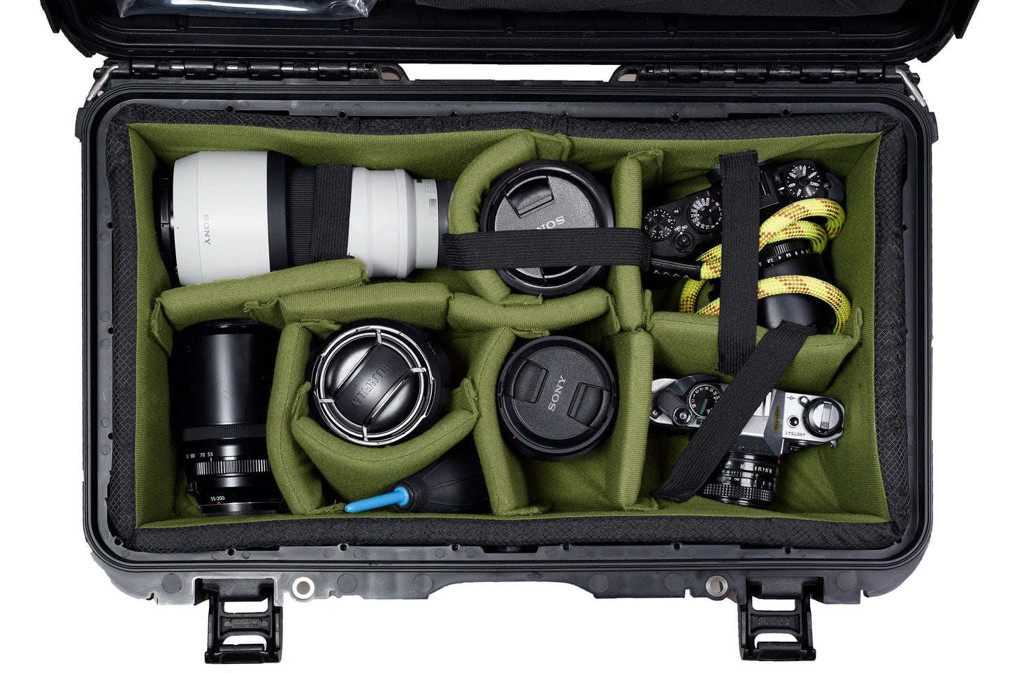 Padded divider Photographer Army Green set fit Nanuk935 Case