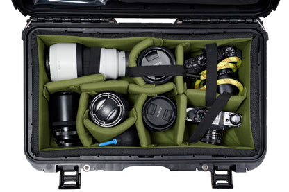 Padded divider Photographer Army Green set fit Nanuk935 Case