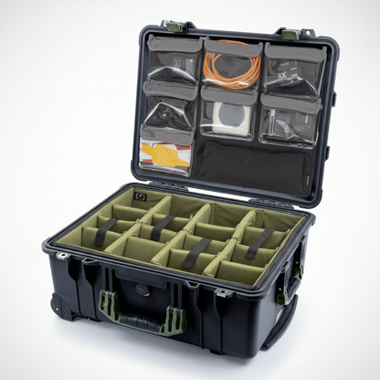 Lid Organizer LID1560A 7 clear pockets for Pelican1560 Peli