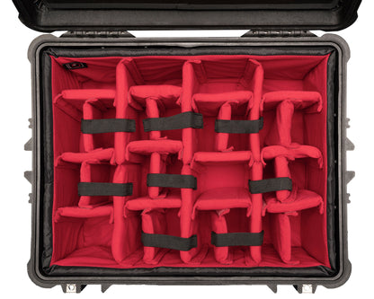 Padded divider set fit Pelican1600 Peli Cases