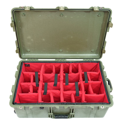 Padded divider set fit Pelican1650 peli1650 Cases